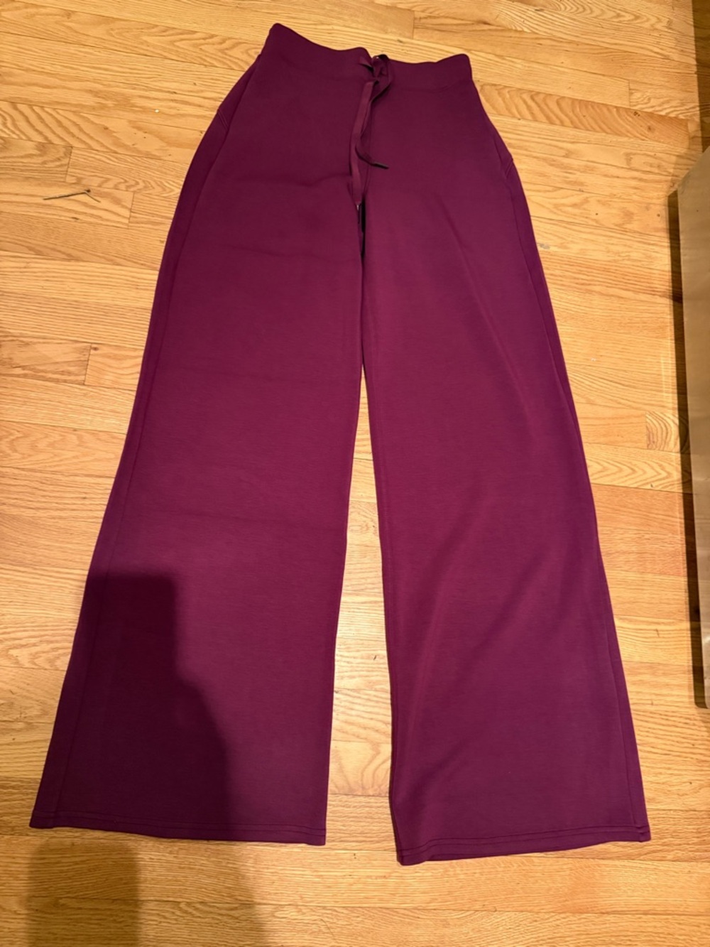 SPANX AirEssentials Wide Leg Pants Small/Tall Plum Berry NWT Lounge Travel